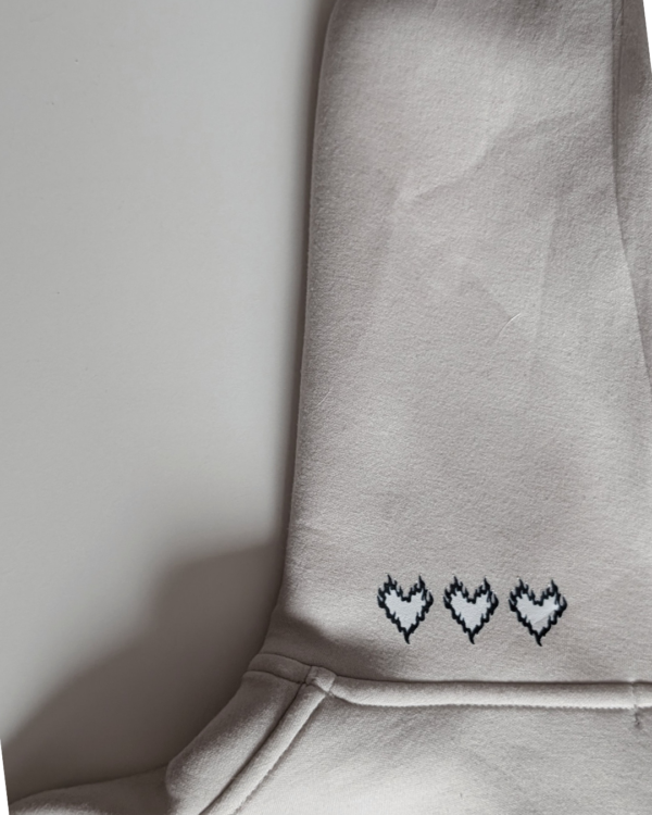 Sudadera GREY HEART - Imagen 5