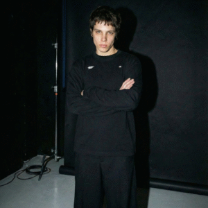 Camiseta manga larga Star on fire - Black